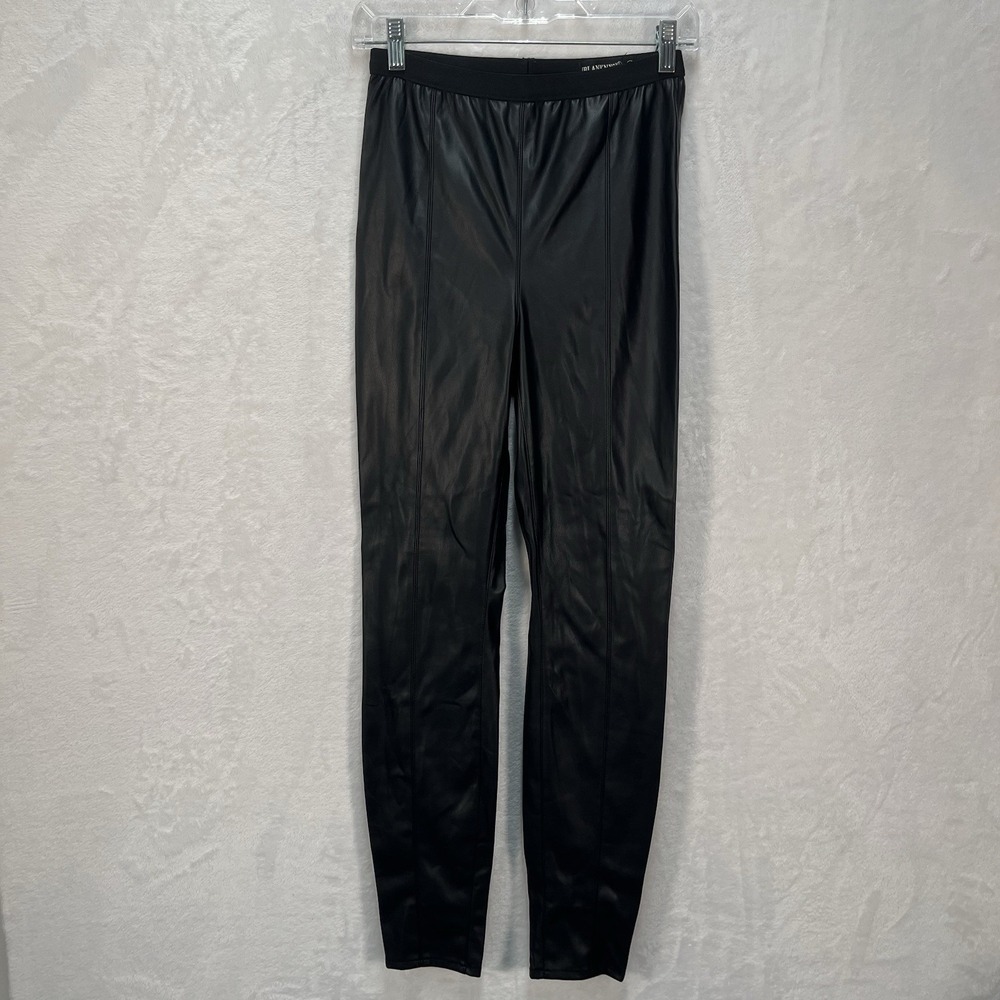 BLANK NYC Faux Leather Pants Womens 27 Skinny Edgy Grunge Biker